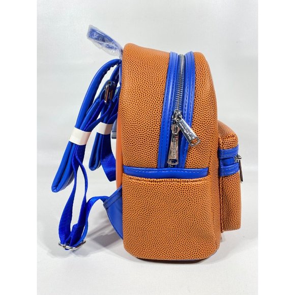✅️Loungefly NBA Philadelphia 76ers Basketball Textured Mini Backpack main image 4